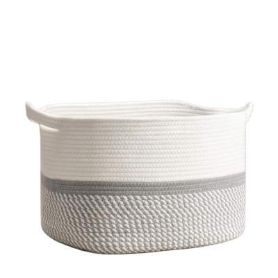 China 100% Eco-friendly Cotton Rope Hand - Inventory Popularity 2021 Wholesale New Natural Woven Baskets for sale