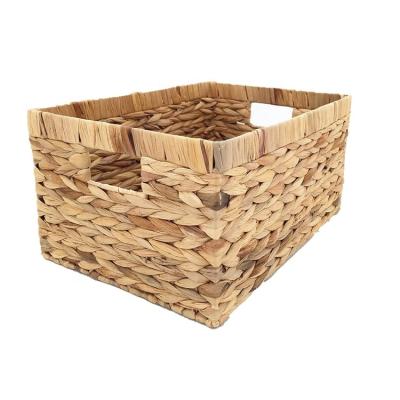 China Sustainable High Quality Durable Using Various Hand Rope Basket Woven Storage Basket For Home Used for sale