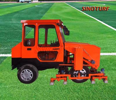 China Added sand machine for artificial grass, synthetic added turf D & brush machine for sale