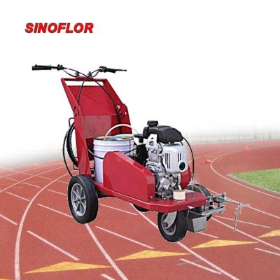 China Rubber Flooring White Line Running Track Marking Machine , White Line Running Track Machine for sale