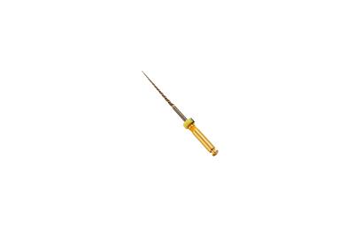 China TG-6 Engine Endodontic File Variable Taper NITI M-Wire Gold Material ISO CE Size V0 19mm for sale