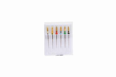 China Hospital / Clinic Rotary Instruments In Endodontics With Niti Gold Nano Coating for sale