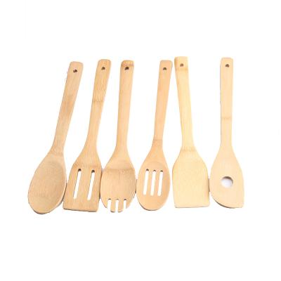 China Viable Wholesale Bamboo Accessories 30 Cm Long Bamboo Kitchen Utensils Sets for sale