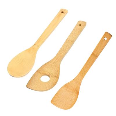 China Wholesale Sustainable Cooking No Painting Accessories Bamboo Kitchen Utensils for sale