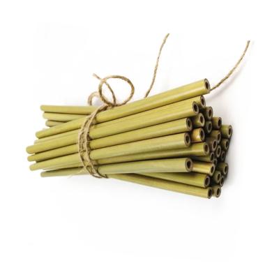 China China Custom 100% Disposable Wholesale Reusable Natural Bamboo Straws Bulk Bamboo Straws for sale