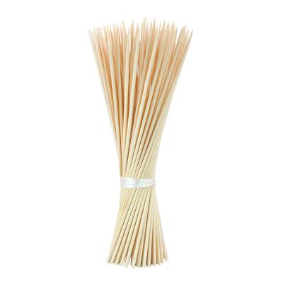 China 3.0x300mm Mao Dan Bamboo Barbecue Easily Cleaned Bamboo Sticks Round Bamboo Skewers for sale