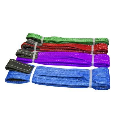 China HLM lifting tool lifting flat webbing sling color coded webbing for lifting slings one use 2t/3m sling for lifting system for sale