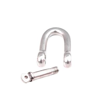 China Heavy Industry HLM Free Sample ISO Certification Stainless Steel Or Galvanized D Shackle D Shackle D for sale