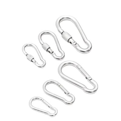 China Free Sample Heavy Industry HLM Zinc Alloy Round Snap Clip Spring ISO Certification Snap Hook Dog for sale