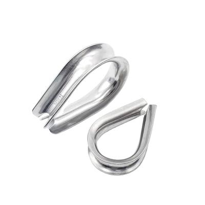 China Wire Rope Terminal Fittings HLM Steel Thimble Making Machine Wire Thimble Heavy Duty Stainless Steel Thimble for sale