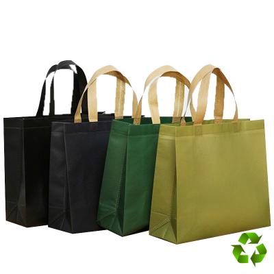 China Best Selling Customized Nonwoven Handled Polypropylene Shopping Bag Laminated PP Nonwoven Bag for sale