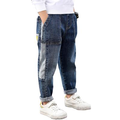 China Breathable 4-13 Years Kids Boy Clothes Denim Clothing Pants Bowboy Kids Boys Jeans Pants for sale