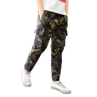 China Breathable Kids Camouflage Clothing Cotton Dress Pants Boy Jeans Kids Boys Casual Pants for sale