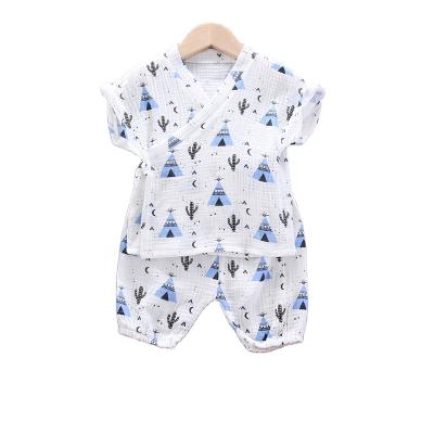 China Breathable Baby Boy Pajamas 1-4 Years Clothes Summer Sleepwear Boys Clothing Sets Kid Pajamas for sale