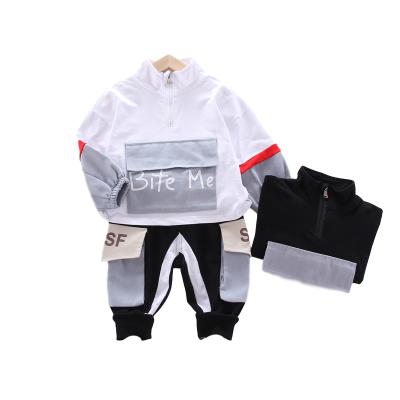 China 1-4 Years Casual Fashion Long Sleeve Outfits Sets Autumn Kids Clothing Baby Boys Clothes Suits for sale