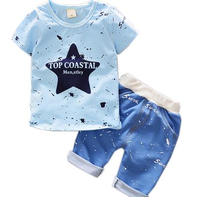 China Breathable Kid Clothing Fashion Summer 1-4 Years Suits Kids Toddler Baby Clothes Boys Outfits Sets for sale