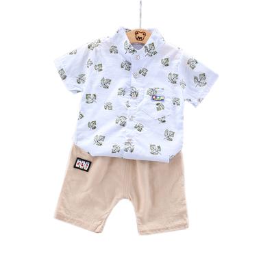 China Breathable 1-4 Years Toddler Boy Clothes Children Kids Summer Fashion Clothes Baby Boy Outfits Suits for sale