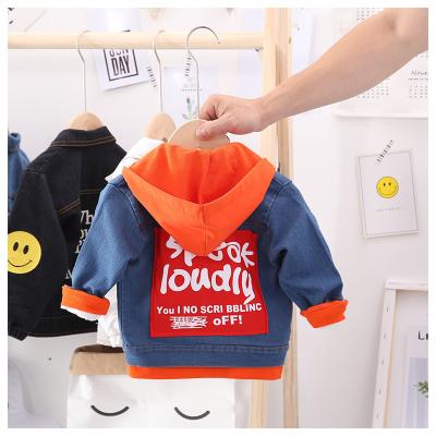 China Sustainable Babies Toddler Boy Jacket Clothes Coats Kids Boy Outerwear Denim Infant Clothing Coat for sale