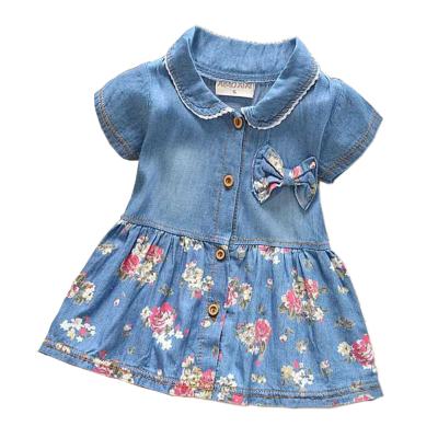 China Breathable Babies Denim Clothes Dresses Infant Skirts Summer Kids Girl Clothing Skirts Dresses for sale