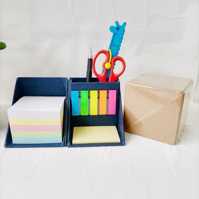 China Good Quality Creative Useful Custom Notepads Office Organize Box With Sticky Note Set for sale