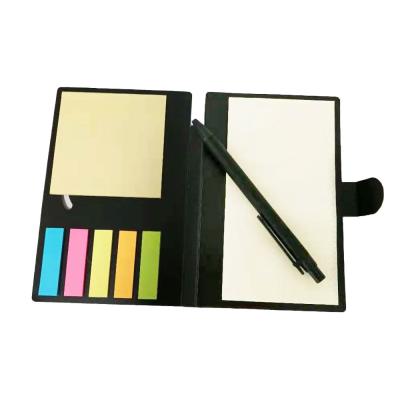 China Loose-leaf made in China fancy office colorful logo a6 good quality client sticky notepad set for sale