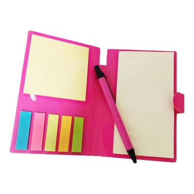 China Loose Leaf Factory Low MOQ Stationery Bright Color Sticky Note Set For Promotion Notebook for sale