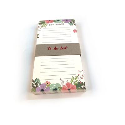 China Customized Loose Leaf Printing Customer Daily To Do List Notepad for sale