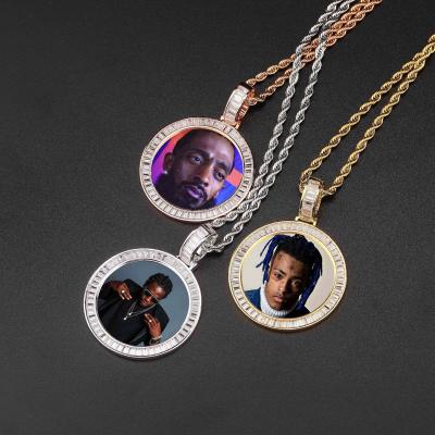 China Hiphop Memory Custom Photo Hip Hop Pendant Necklace for sale