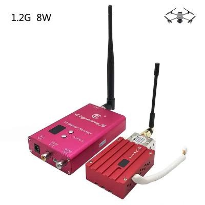 China red 1.2Ghz 8W Digital Vtx Fpv With 8 Channels for sale