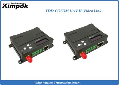 China RJ45-Draadloze ethernettenzendontvanger, 1W-UAV Videoverbinding met Gegevensradio Te koop