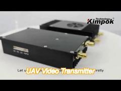 Hdmi Uav Video Transmitter Wireless 10-20Km Los With Removable Battery