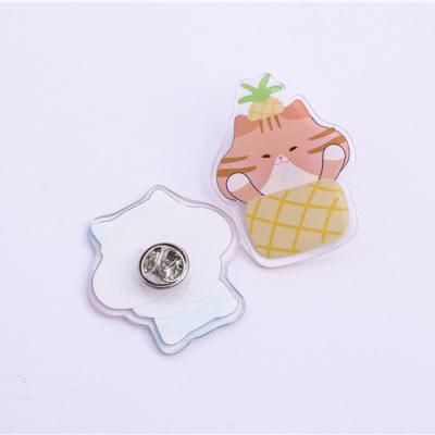 China Souvenir Gifts Custom Cute LOGO Cartoon Acrylic Badge for sale