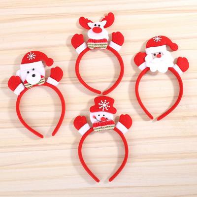 China Lovely Sweet Christmas Gift, Little Girl Sparkle LED Headband Hairband Xmas Party Headband Ornament Hair Ornaments for sale