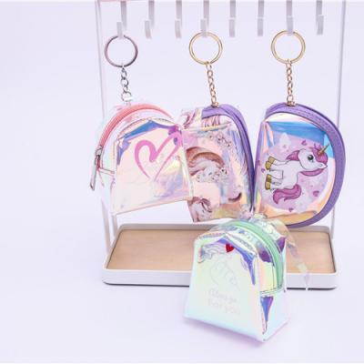 China Factory Direct Wholesale Cartoon Zero Mini Wallet Laser Wallet Souvenir Gifts Creative Ladies Backpack Coin Wallet for sale