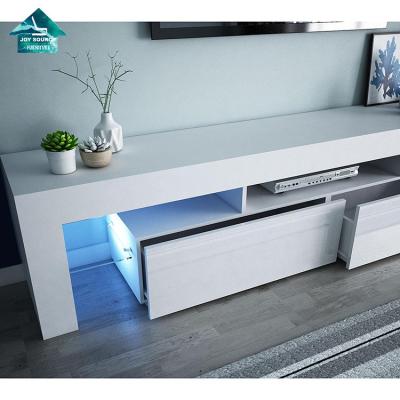 China (Other) High Quality Furniture White Adjustable White Hot Selling Modern Led TV Stand TV Stand Led Cabinet for sale