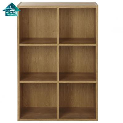 China MDF (Other) Adjustable Modern Corner Shelf 6 Wooden Cubel Bookcase Wooden Corner Shelf for sale