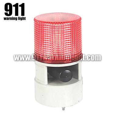 China TBD-S125D LED beacon with 10W siren speaker, 4 flash pattern warning beacon for sale