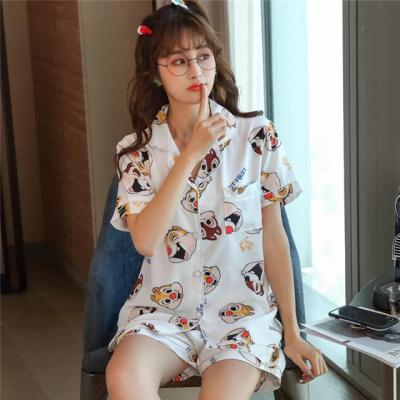 China QUICK DRY women's summer night casual pajamas silk plus size women's sleepwear for sale