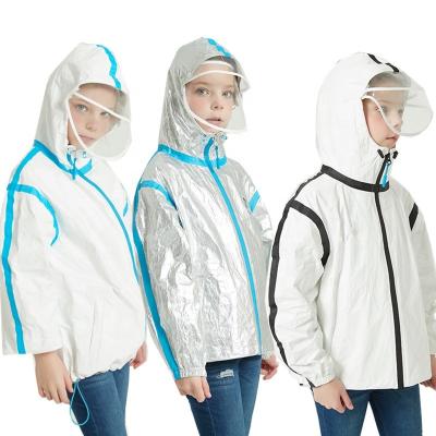 China Wholesale New Style Transparent Logo Jacket With Hood Light Customized Fabric QUICK DRY for sale