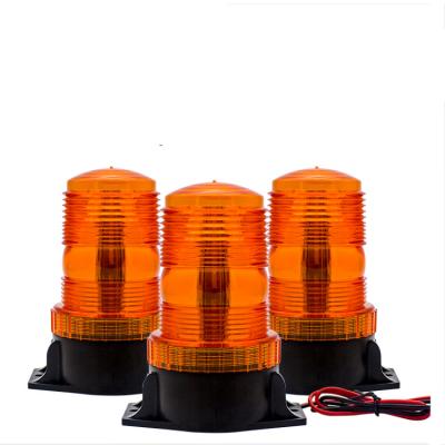 China ABS Base and PC LENS Amber Flash Warning Safety LED Beacon Light Truck Tractor Forklift Light 12-80V for sale