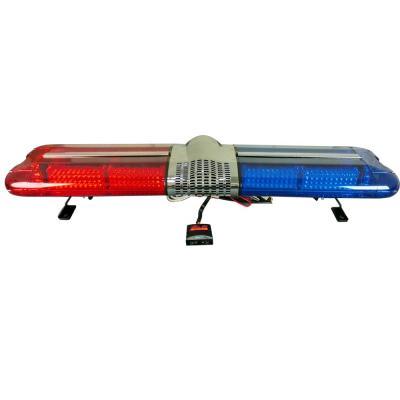 China Aluminum and PC 12V 24V F5 Alarm Red Blue Normal Bar Warning Light Emergency Flasher Car Led For Police Vehicle for sale