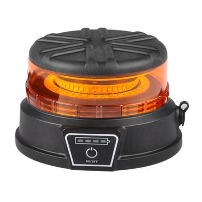 China Emergency Safety Cars Amber Wireless Rotating LED Warning Beacon Light With Wireless Remote Control Turn Signal Warning Lamp for sale