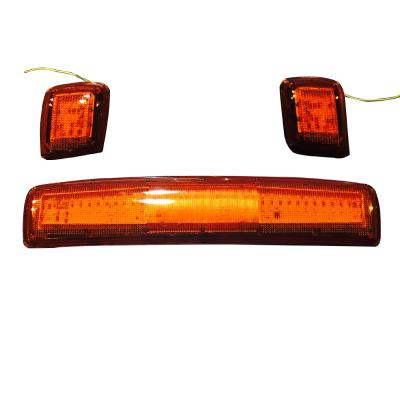 China PC+UV 12V Amber Warning Truck Light Vehicles LED Red Strobe Light For Police Ambulance Firetruck for sale