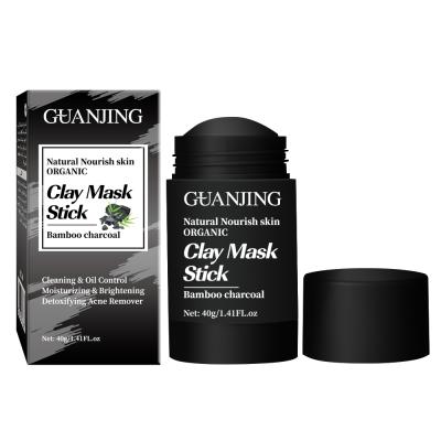 China Moisturizing Moisturizing Charcoal Mask Stick Ingredient Natural Cleansing Oil-control Clay Facial Mask Stick for sale