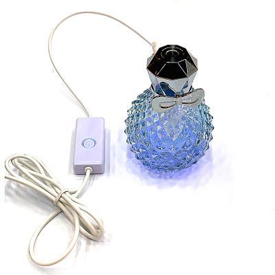 China Color Changing LED Lighting USB Water Bottle Light Portable Led Mini Decorative Mist Humidifier for sale