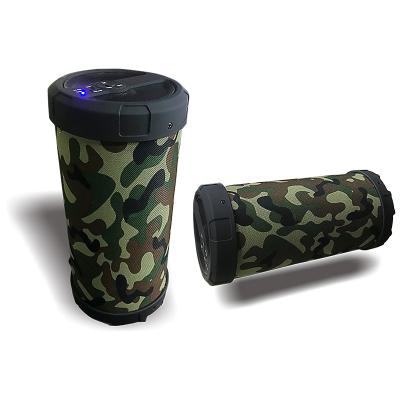 China Phone Function Subwoofer Camouflage Cloth Wireless BT Speaker for sale