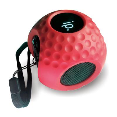 China Digita Silicone Case Golf Portable Rugged BT Ball Wireless Speaker for sale