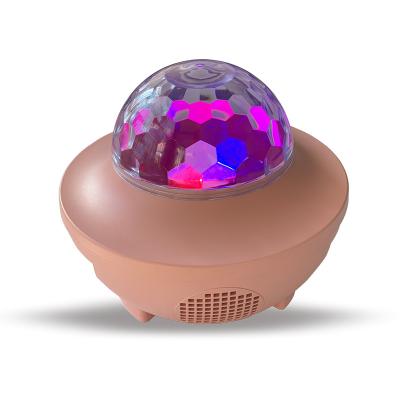 China Wireless speaker with laser logo new style stage neon projector led lamp with wireless speaker for sale