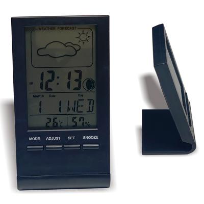 China Indoor Promotional Gift Weather Station Desk Clock for sale