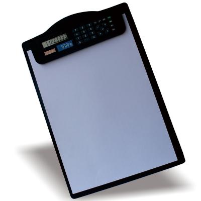 China Plastic Calculator A4 Size Tablet Clipboard Calculator 8 Dual Digits General Purpose Power With Notepad for sale